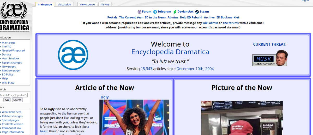 encyclopedia dramatica rotten websites wiki